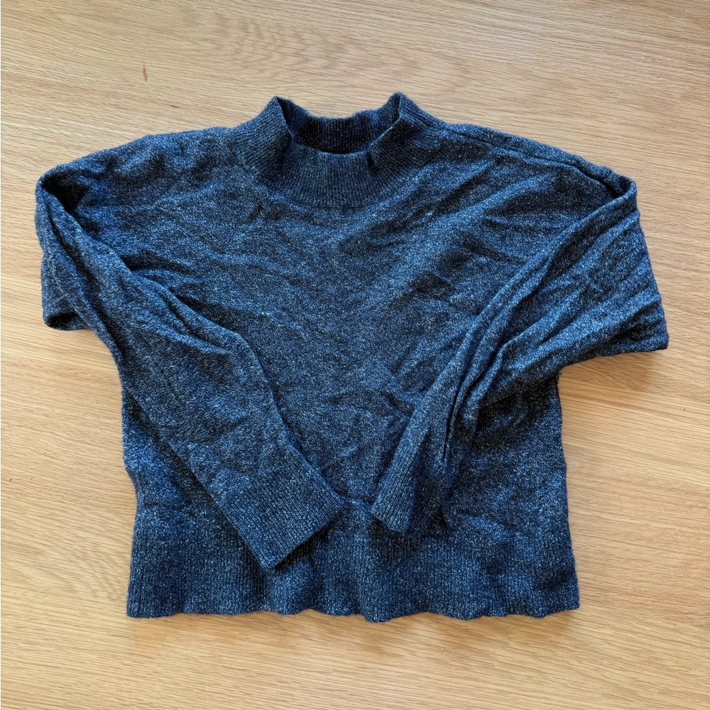 Reformation Cozy Gray Knit Sweater Size Small